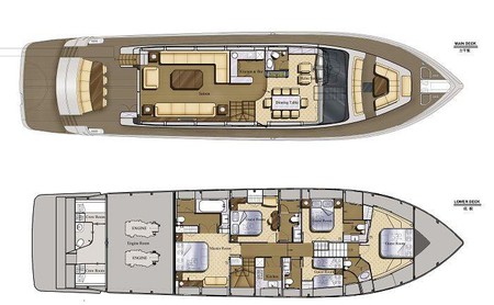 95 ft Custom Mega Yachts layout 2(001)